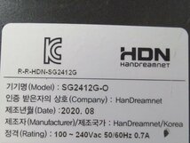 ▲Ω 新P 0012m 保証有 HanDreamnet【 SG2412G-O 】ハンドリームネット セキュリティスイッチ SubGate 2400シリーズ 20年製_画像10