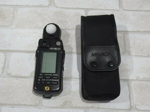 ☆Ω 新D 0001♪ 保証有 MINOLTA【FLASH METER VI】ミノルタ フラッシュメーター ケース付・祝10000!取引突破!!