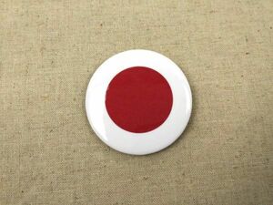 日本国旗 バッジ 丸形 未使用