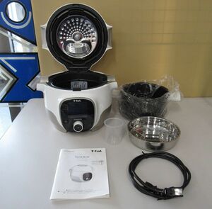 ☆■ T-fal　ティファール マルチクッカー Cook4me クックフォーミー CY8701JP 使用頻度少 未使用 電気圧力鍋 3L ホワイト