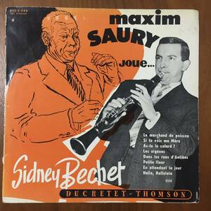 Jazz【10インチ LP】Maxim Saury / Joue… Sidney Bechet / Ducretet Thomson / オリジナル