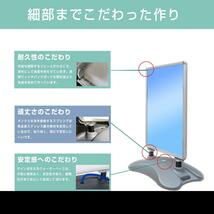 注水式スタンド看板両面表示 A1サイズ アルミ製安定性UP 四辺開閉式重し土台付_画像3