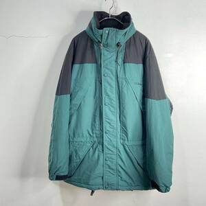 送料無料☆L.L.bean☆エルエルビーン☆切替中綿入りマウンテンジャケット☆90s☆緑黒