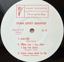 ■美品!国内盤帯付/LP■スタン・リーヴィー・クインテット Stan Levey Quintet / S.T. (35217-28/Mod-LP-101)■183g超重量盤/MONO_画像7