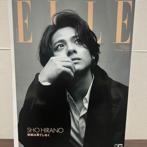 平野紫耀 ELLE JAPON 特別版 2023年 11月号