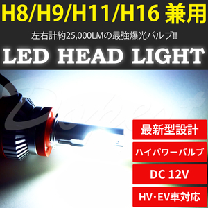 LEDヘッドライト H11 プリウスα ZVW40系 H23.5〜R3.3 ロービーム