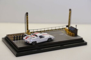 ジャンク ジオラマ 新バス情 大通り踏切 1/64 1/87（ロータスヨーロッパのミニカーは付属されません）510A000