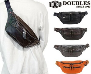 DOUBLES double s waist bag belt bag men's lady's diagonal ..40 fee 50 fee 60 fee brand original leather leather man and woman use 