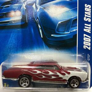 ☆ホットウィール☆ 1967 ポンティアック　GTO 赤　Hot Wheels 