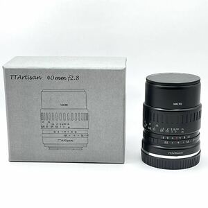 ★美品★ 銘匠光学 TTArtisan 40mm F2.8 MACRO C ( ニコンZ/APS-C用 ) #563 #440