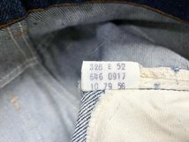 ●【希少】70s Levi's リーバイス デニム パンツ ベルボトム オレンジタブ フレア 646‐0917 42TALON 刻印562 濃紺 レディース 0.69kg●_画像9