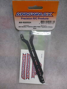 未使用未開封品 ARROWMAX AM-920024 AM Medius Yokomo BD9 FWD Topdeck 2.0mm Rear 