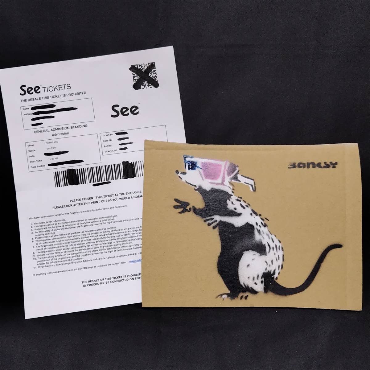 2023年最新】Yahoo!オークション -banksy dismaland(美術品)の中古品