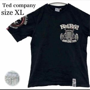 Ted Company＊テッドカンパニー ビックロゴ 大きいサイズ XL 黒