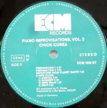 ジャズ■チック・コリア│Chick Corea■Piano Improvisations Vol. 2│■ECM│ECM-1020■1972年■管理14571_画像4