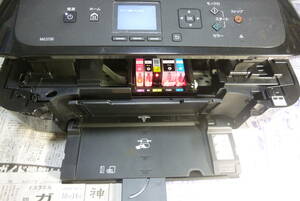 中古品　Canon インクジェットプリンター MG5730BS　スキャナー　使えます　B220出ません　紙送り故障出来ません　INK(写真)有