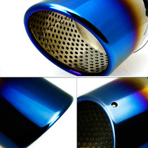 「脱落防止ワイヤー付き」三菱 MITSUBISHI デリカD5 新型デリカ対応 マフラーカッター シングル チタン焼き 排水口付き 外装 ステンレス@_画像2