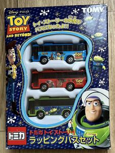 ◇トミカ トイストーリー ラッピングバス 未使用 ミニカー バスセット トイ・ストーリー Disney TOMY