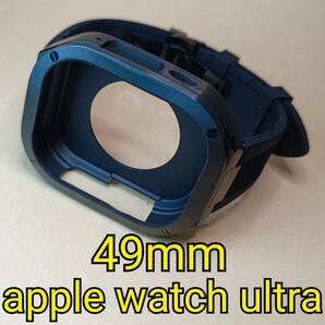 黒 49mm apple watch ultra アップルウォッチウルトラ ケース ラバー メタル ステンレス カスタム golden concept ゴールデンコンセプト