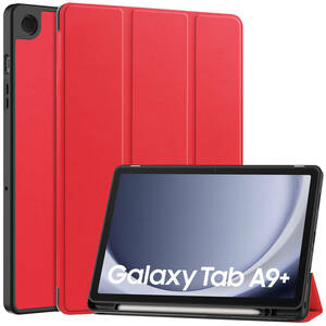 Galaxy Tab A9+ ケース Galaxy Tab A9+ カバー タブレット 11インチ X210/SM-216/SM-X218 ケース 三つ折り PUレザー 耐衝撃 保護ケース01