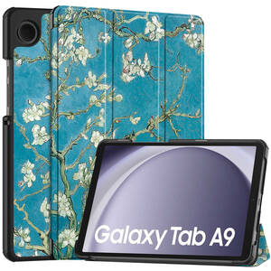 Galaxy Tab A9 ケース Galaxy Tab A9 カバー タブレット 8.7インチスタンド機能付き 手帳型 三つ折り 高級PUレザー 耐衝撃 保護ケース104