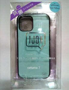 iPhone12 iPhone12Pro☆mini対応 IJOY☆保護フィルム付き☆耐衝撃 衝撃吸収 クリアストラップホール