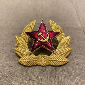 ソ連軍 帽章 レニングラード金属継手生産協会(LPMO) 1969年以降のモデル 1個の価格