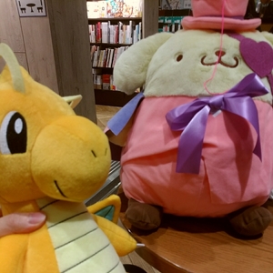 カイリューとプリン　ナムコ　ポケモン　ポムポムプリン　ぬいぐるみ　プライズ