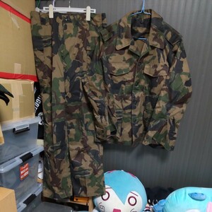 航空自衛隊 旧式迷彩服上下セット BX品