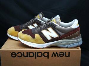 クリーニング済！ made in UK 【中古美品】 US9.5 27.5㎝ new balance ニューバランス M7709 FT 「SOLWAY EXCURSION」 ブラウンマルチ