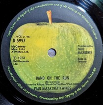 Paul McCartney & Wings-Band On The Run/Zoo Gang★英/Made In Germanyソリッド・センター・ラベ7"/マト1_画像1