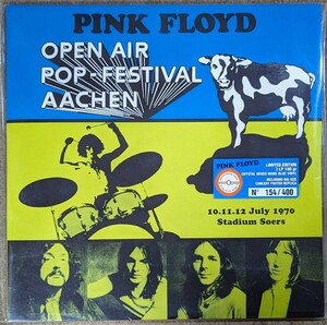 Pink Floyd-Open Air Pop-Festival Aachen★限定400マーブル・カラー２LP/ポスター付属