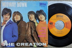 The Creation-Midway Down★独Hit-ton Orig. 7"/Ron Wood/The Rolling Stones/Jeff Beck Group/Faces