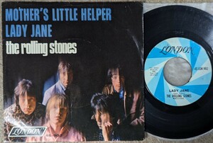 The Rolling Stones-Mother's Little Helper/Lady Jane★米London Orig.7&#34;/マト1