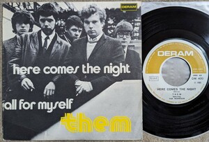 Them-Here Comes The Night★伊Deram Orig.7”/Van Morrison/SSW
