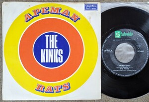 The Kinks-Apeman★ユーゴスラヴィアStateside Orig.7&#34;