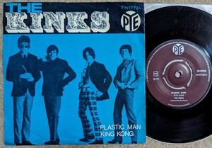 The Kinks-Plastic Man★ノルウェーOrig.7&#34;