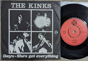 The Kinks-Day's★デンマークOrig.7&#34;