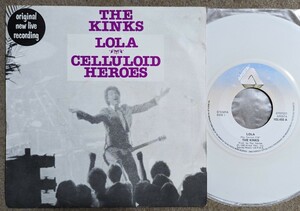 The Kinks-The Kinks-Celluloid Heroes★蘭Orig.ホワイト・カラー7&#34;