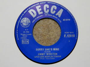Jimmy Winston & The Reflections(Small Faces)-Sorry She's Mine★英・復刻7”/Mods