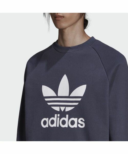 adidas アディダス　トレーナー　ロゴ　XL シャドーネイビー　オリジナルス