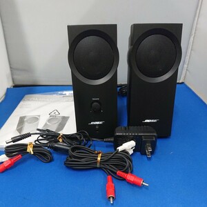 ★動作良好品★BOSE/ボーズ Companion2★マルチメディア スピーカー システム★PC/ポータブルオーディオ★コンパクト 高音質★ケーブル付★