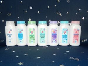 **Johnson's baby powder 50g 7 kind each 1 pcs. 7 pcs set **