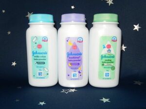 **Johnson's baby powder 50g 3 kind each 1 pcs. 3 pcs set **