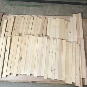 赤松角材タルキ垂木約580㎜×約30㎜×約40㎜50本セット 