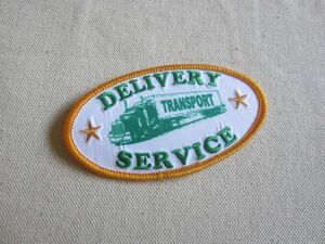 DELIVERY SERVICE TRANSPORT 輸送 トラック ワッペン/パッチ 企業 USA 古着 アメリカ アメカジ キャップ ワークシャツ ビンテージ Z01