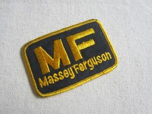 ビンテージ MF MasseyFerguson トラクター ワッペン/パッチ 企業 USA 古着 アメリカ アメカジ トラッカーキャップ ワークシャツ 93