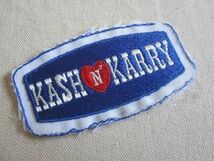 ビンテージ Kash N' Karry ワッペン/パッチ 会社 企業 USA 古着 自働車 アメカジ ワークシャツ 94_画像2