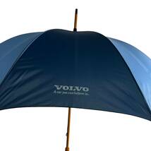 【1022-79】 【1円〜】【未使用】VOLVO 傘　青色　雨傘　長傘　美品　ボルボ　現状品_画像3