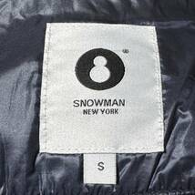 【極美品】Snowman スノーマン ダウンジャケット ロゴ 紺_画像5